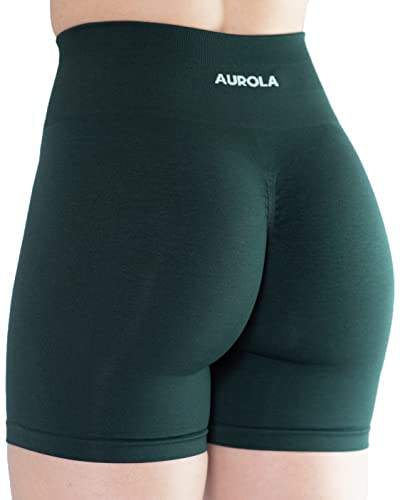 Image of AUROLA Intensify Workout Shorts for Women Seamless Scrunch Short Gym Yoga Running Sport Active Exercise Fitness Shorts
