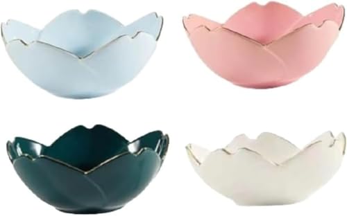 duwanlhridh 小鉢 桜ソースプレート 4/8/16個 スパイスサービングプレート ポーションカップ 調味料皿 前菜 タレ ディップソースボウル ホームソースディッシュ 桜の花びら 食器 容器 (4 個)