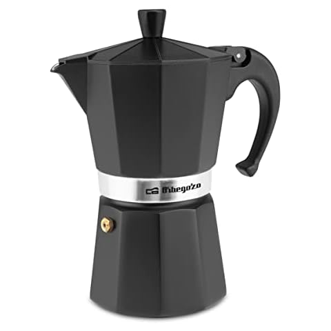 Cafetera Orbegozo KFN 610 de 6 tazas con mango ergonómico y válvula de seguridad Cover