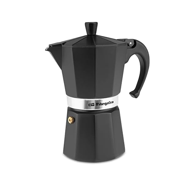 Orbegozo KFN 610 - Cafetera italiana de aluminio, 6 tazas de capacidad