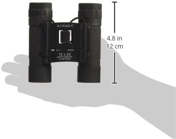 Miniatura 2 de BARSKA Optics, Lucid View - Binocular compacto, 0.394 x 0.984 in, lente azul, negro
