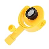 BAFOVY Mini Prisma de Topografía, Reflector de Topografía Portátil con Base Montable para Estación Total, Material ABS de Alta Precisión para Topografía de Construcción (YELLOW)