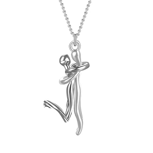 Collier Câlins et Bisous symbole d'étreinte éternelle pour exprimer votre amour