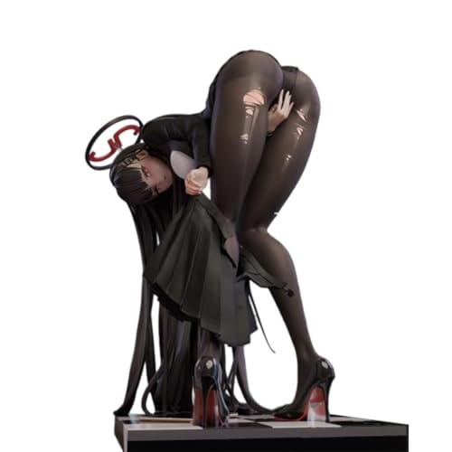 RZAHUAHU Blue Archive Tsukatsuki Rio Figurine 1/6 Personnages de jeu anime avec pièces interchangeables en PVC Décoration de bureau Cadeau pour les fans 18 cm