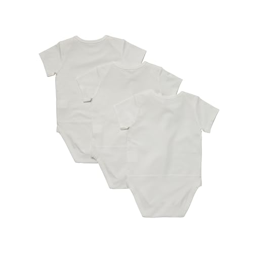 Hanes Unisex Baby Hanes Baby Pure Comfort Organic Short Sleeve Bodysuits, Boys & Girls, 3-Pack - image 2