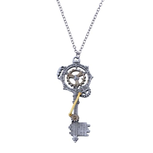 Collier laiton pendentif engrenage Steampunk pour parfaire un look cosplay chic