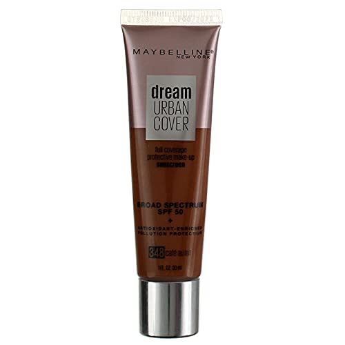 Dream Urban Cover Full Coverage Protective Sunscreen Makeup, 348 Cafe Au Lait, 1 fl oz (Pack of 2)