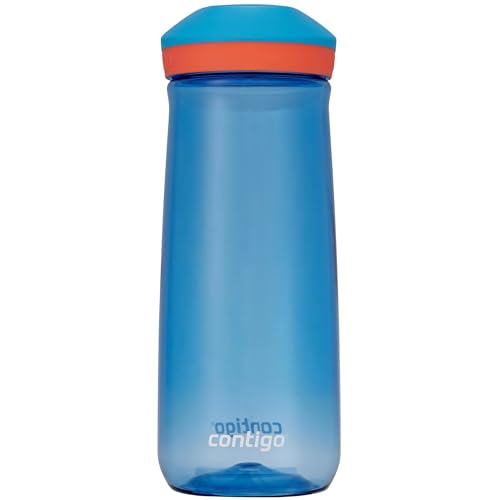 Contigo Kid's 20 oz. Micah Water Bottle w/Simple Lid - Blue Poppy...