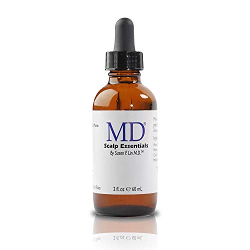MD Scalp Essential Serum â€“ Hair Treatment Formula for Dandruff, Hair Loss, Scalp-Itch â€“ Infused with Mandelic Acid, Lilac Extract & Caffeine to Promote Hair Regrowth, DHT Blocking, Scalp Rejuvenation