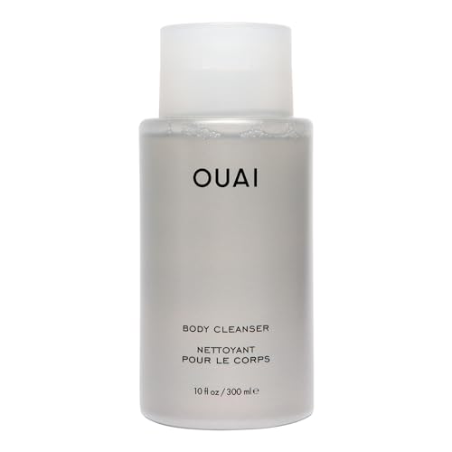 OUAI Body Cleanser, Dean Street - Foaming Body Wash with Jojoba Oil and Rosehip Oil to Hydrate, Nurture, Balance and Soften Skin - Paraben, Phthalate and Sulfate Free Skin Care Products (10 Fl Oz)