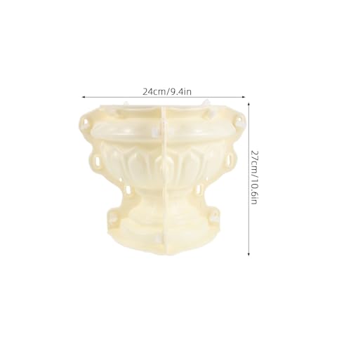 Moule pour pot de fleur béton plastique sans déformation ciment 30 - 4