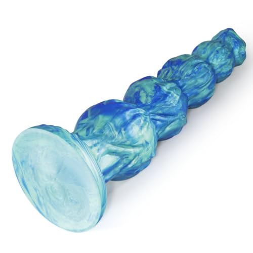 Image of 17.1 Inch Huge Thick Knot Horse Dildo, XXXL Big Fantasy Dildos | Monster, Dragon, 4 Dog Knots, Extra Large, Giant, For G-Spot Anal, Strong Suction Cup, Adult Sex Toys, For Women Men Gay
