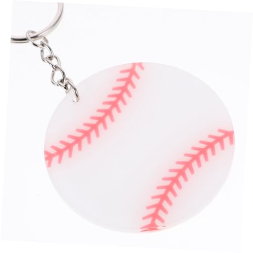 Porte-clés batte de baseball pendentif équipe sportive lot bois - 3