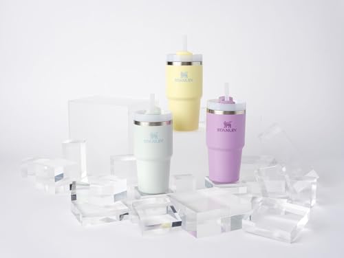 Image of Stanley Quencher H2.0 Tumbler with Straw 20 oz | Flowstate 3-Position Lid | Cup Holder Compatible for Travel | Insulated Stainless Steel Cup | BPA-Free | Pomelo
