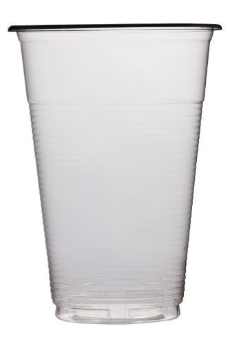500 Plastic Disposable 200ml Clear Cups or Drinking Glasses