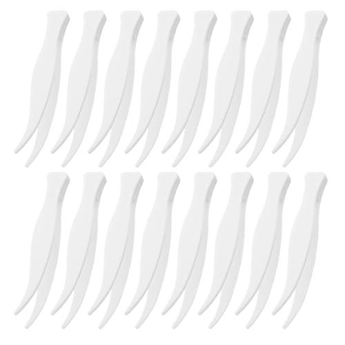 Homoyoyo 100piezas Dispensador De Mascarillas Para Cejas Pestañas y Cuidado Piel Pinzas Pequeñas De Belleza Herramienta Para Retirar Mascarillas Faciales Accesorios Para Manualidades