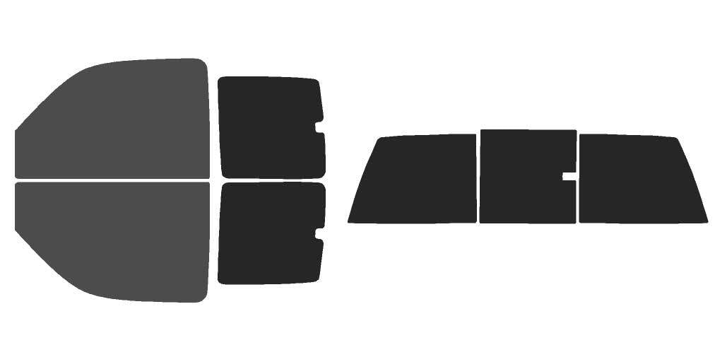 The Tint Effect Precut Window Tint Kit Compatible with Chevrolet Silverado 1500 Extended Cab Truck (1999-2006) &amp; (2007 Classic)(Full Truck 30% Front / 15% Rear and 3 piece Slider) Automotive Film