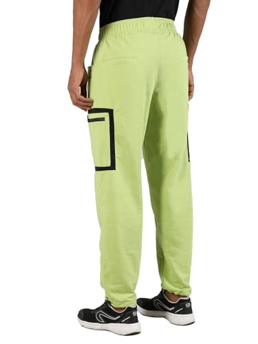 Image of CHKOKKO Men's Regular Fit Mid Rise Designer Track Pant Lower with Pocket