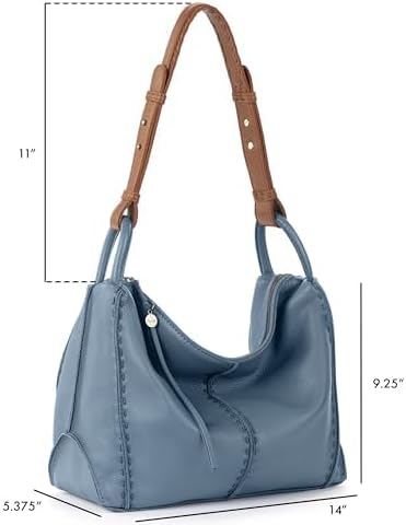 The Sak Los Feliz Hobo Purse - Premium Large Leather Women's Handbag for Everyday & Travel - Durable Purse With Zipper Pocket - Image 4