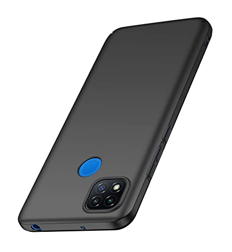 Image of Mobile Back Cover Case for Xiaomi Redmi 9C (Silicone Case|CameraProtection|Black SC1510)