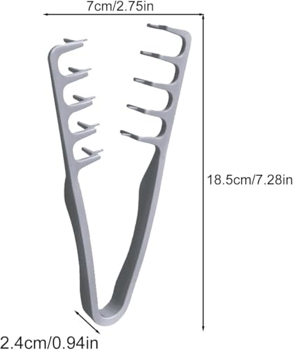 Image of Texture Comb, Hair Comb For Men, Styling Comb Curly Hair Brush 10.5x22.5 cm ABS Volumizing Detangling Travel Blow-Dry Tool