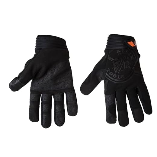 Klein Tools 40233 Journeyman Wire Pulling Gloves, L