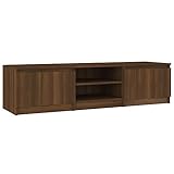 Stilvolles Design: Die klaren Linien und das schlichte Design sorgen dafür, dass sich der TV-Schrank harmonisch in deine Einrichtung einfügt.