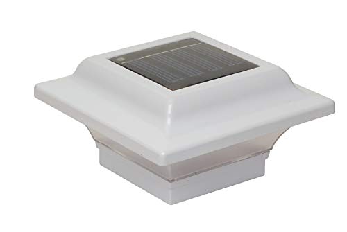 Buy 1 get 1 🔥 Classy Caps SL082W 2.5x2.5 Imperial Solar Post Cap - 2 Pack/White