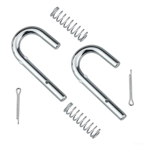 WIIYENA Paquete de 2 pasadores de liberación de cubierta y kit de resorte para cortacésped Craftsman, Troy-Bilt y Cadet, para 747-1116, 932-0306A, 714-0470, 917-04074