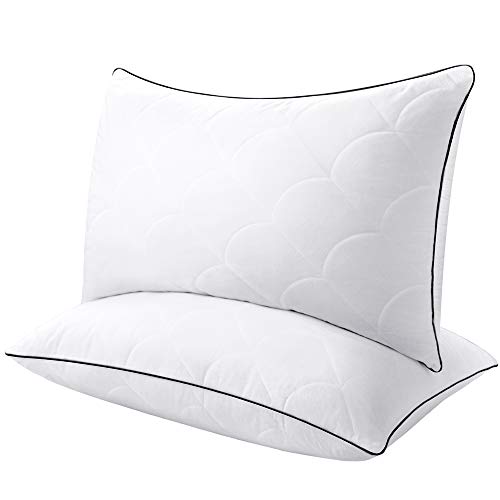 Sable Pillows for Sleeping, 2 Pack Hotel Collection Bed Pillow with FDA Registered