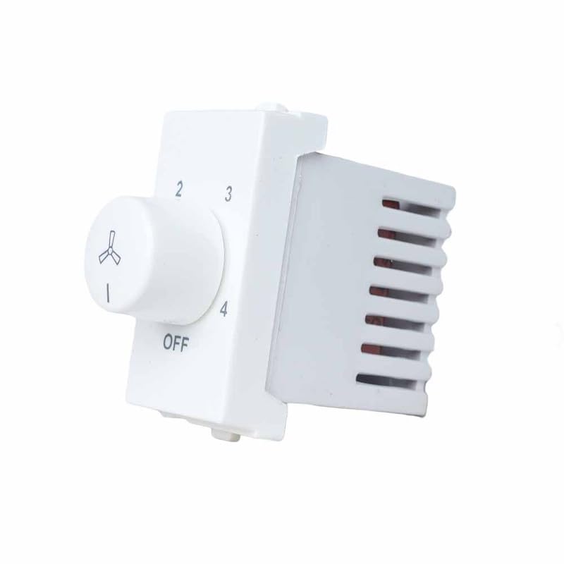 Image of Logitec Fan Regulator 4-Speed Type: ONE MODULE PENTA White