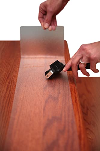 Treadtraks™ 30"X 6" Pre Cut Anti-Slip Stair Treads (15-Pack) With Roller | Premium Clear Non-Slip Grip Strips | Indoor Or Outdoor Usage | Water-Proof Rubber-Like Safety Tape For Flexibility #TOP7