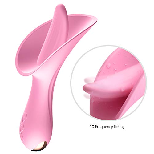 Vibrador Feminino Língua Lambedor de Clitóris e Mamilos Velocidades,mm2