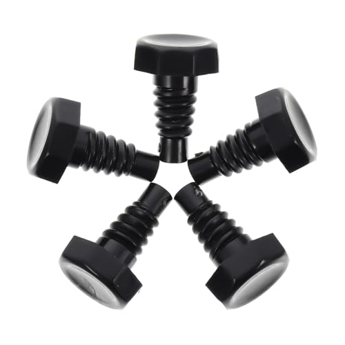 Yardwe 5pcs Billiard Cue Tip Protectors Plastic Pool Cue End Covers Pool Cue Accessories Cue Bottom Protection Cue Tip Scuffer