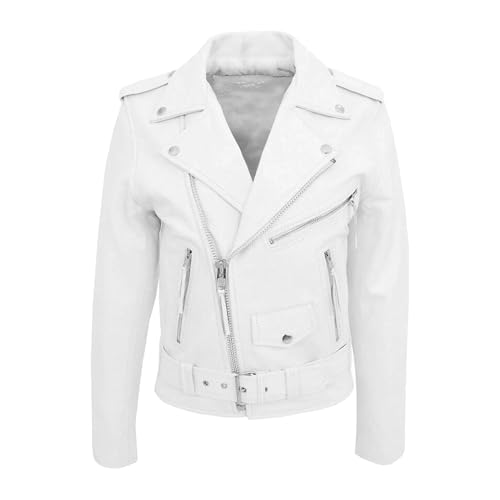 Male Motorcycle Racer Jackets Lapel Asymmetric Zip-Up Coats Casual Belted Motor Jacket All-Weather Riding