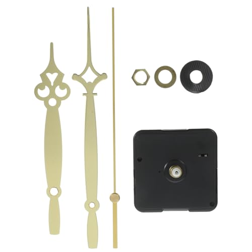 OSALADI 用 静音時計ムーブメント交換キット バッテリー式 壁掛け時計針付 クロックメカニズム交換 簡単取付け