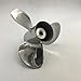 BARDOVEN Propeller aus Edelstahl, 8-20 PS, 9-1/4 x 12, 8 Zähne,...