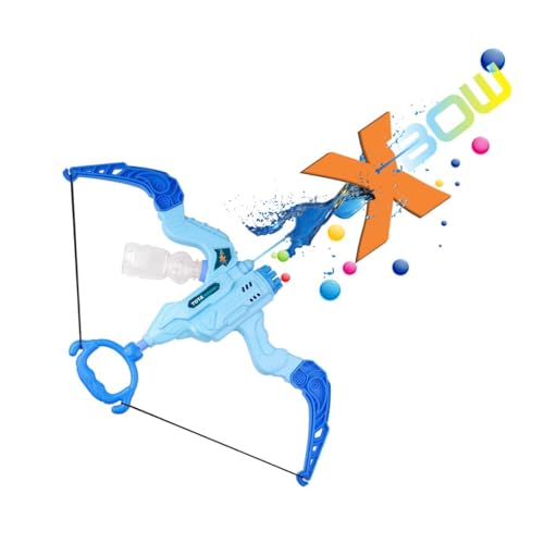 Image of TOTA 2-in-1 Xbow Water Pichkari and Bubble Gun | Big Holi Pichkari with High Pressure Mechanism for Long Throw | Includes 4 Vibrant Holi Colours + Bubble Solution (Random Colour)