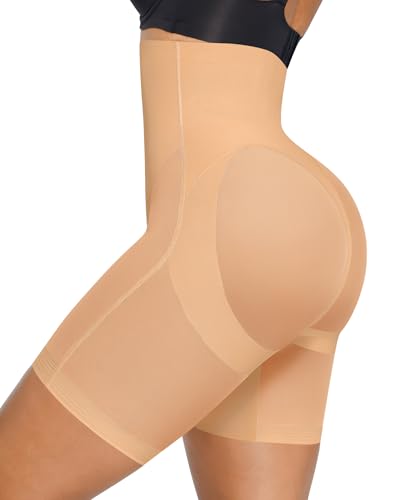 Image of SHAPELLX Shapewear for Women Tummy Control Underwear High Waist Butt Lifting Shorts Seamless Slimmer Womens Body Shaper