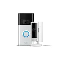 Ring Videocitofono a batteria (Video Doorbell 2ª gen) + Videocamera interna (Indoor Cam 2a gen) |...