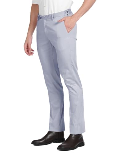 Image of Men's Slim Fit Formal Trousers | Office & Business Wear Pants For Men