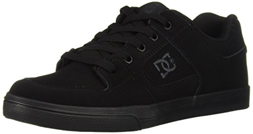 DC Kids' Pure Elastic baskets de skate basses et résistantes noir
