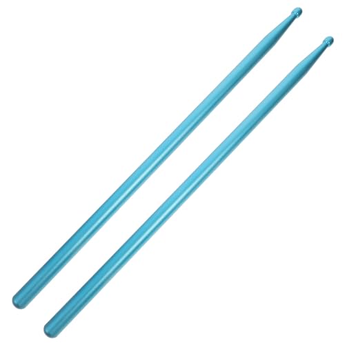 Baquetas profesionales de aluminio azul para práctica miniatura 1
