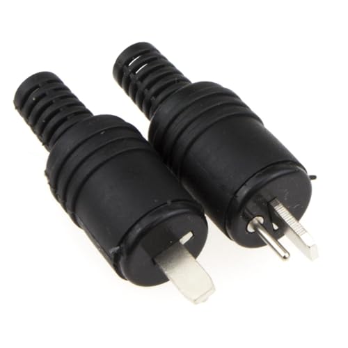 kenable 2 Polig DIN Stecker Lautsprecher und HiFi Anschluss Twist on Klemmen Strain [2 Stück] [2 Pack]