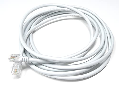 DRUT 3m RJ11 to RJ11 ADSL 2 High Speed Broadband Modem Telephone Cable Transmits Data Up to 100 Mbits/sec - Image 3