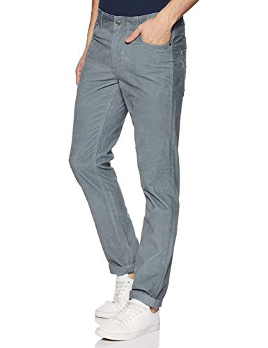 Image of Indian Terrain Mens 5 Pocket Slub Trousers