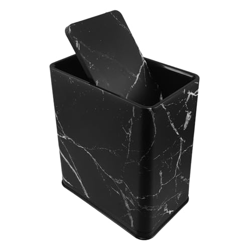 Poubelle cuisine étroite noire 20l rectangle DOITOOL