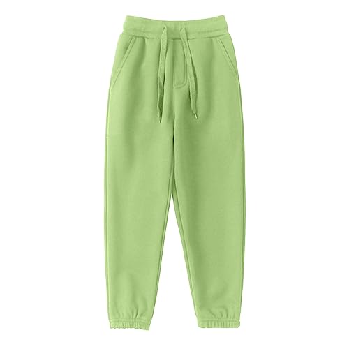 Toddler Boys Girls Long Pants with Pocket Autumn/Winter with Plush Sweatpants Children's Casual Pants Boy Pants