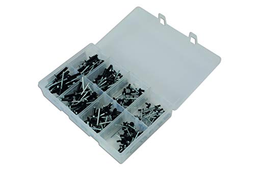 Connect 31844 Assorted Popular Black Rivets 200pc - Image 4
