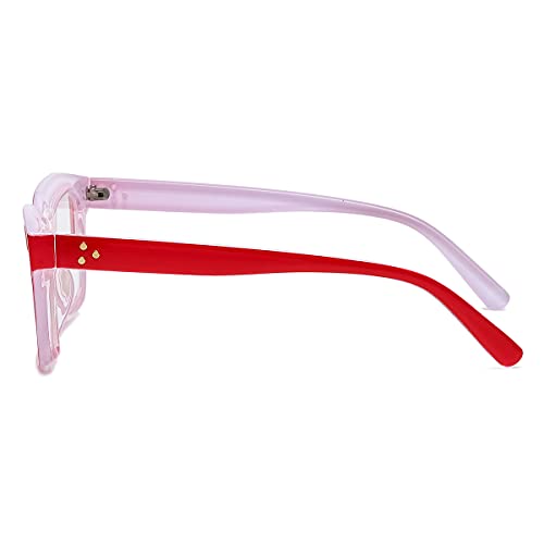 Image of JOVAKIT Non Prescription Glasses for Women Men Fashion Square Frame Eyeglasses